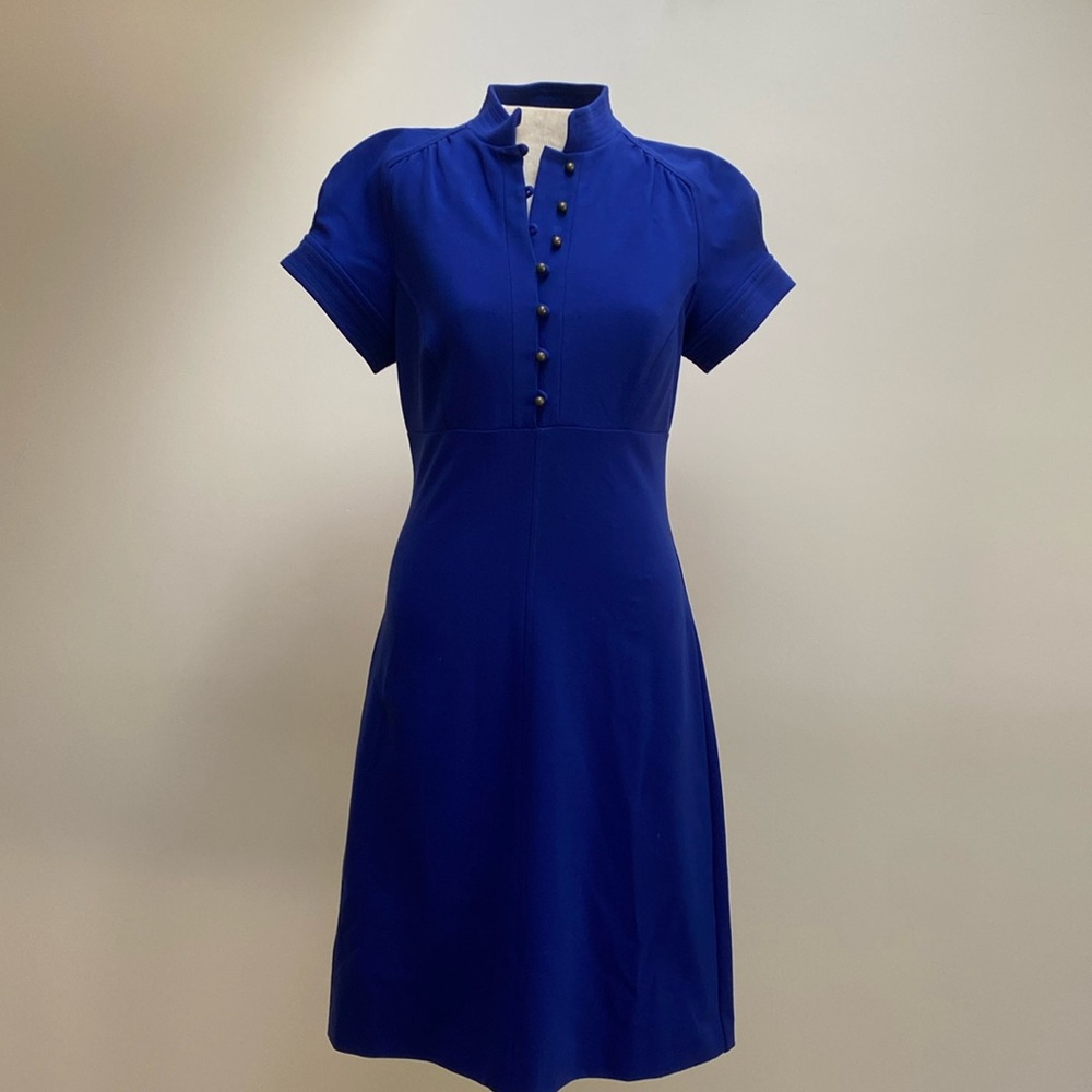 Diane von Furstenberg blue mini dress